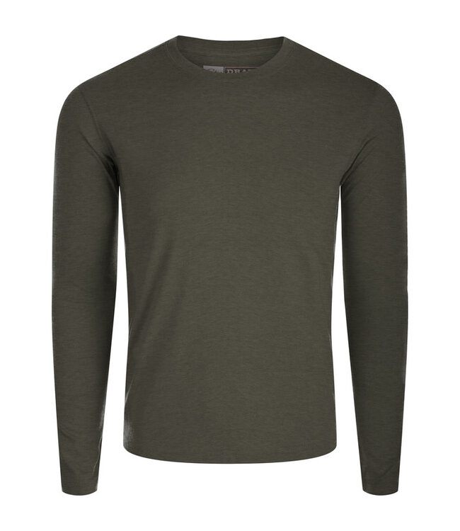 Drake Hunter Creek LS Logo Tee