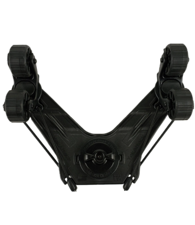 Yakattack DoubleHeader with Dual ParkNPole RotoGrips (TMA-1004-BK)