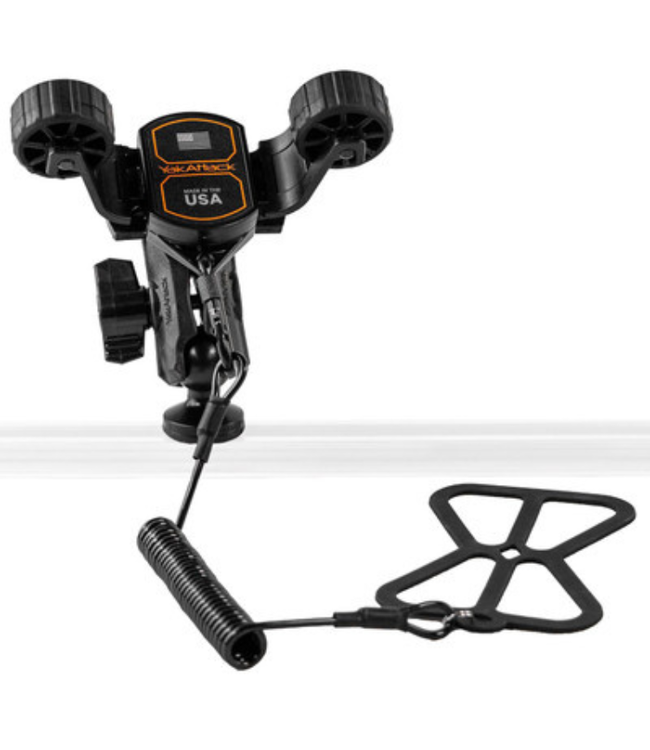 Yakattack RotoGrip Phone Holder Pro with 1" Screwball Track Mount (CMS-1008)
