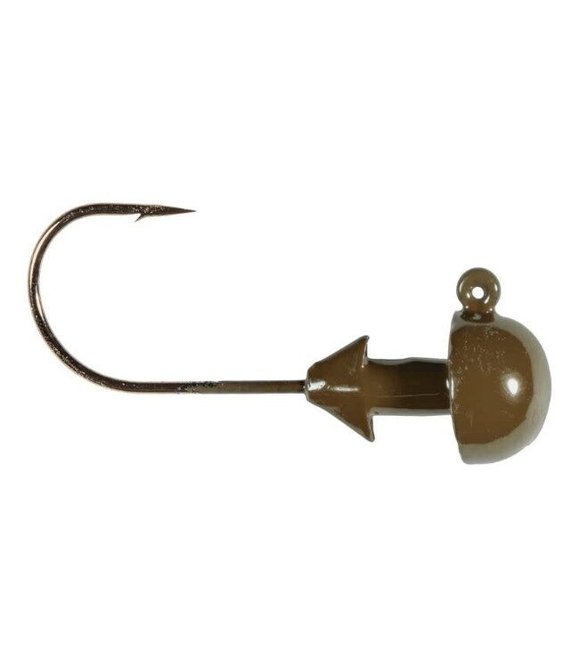 Z-Man Z-Man OG Mushroom Jig 3/32oz Green Pumpkin 4Pk