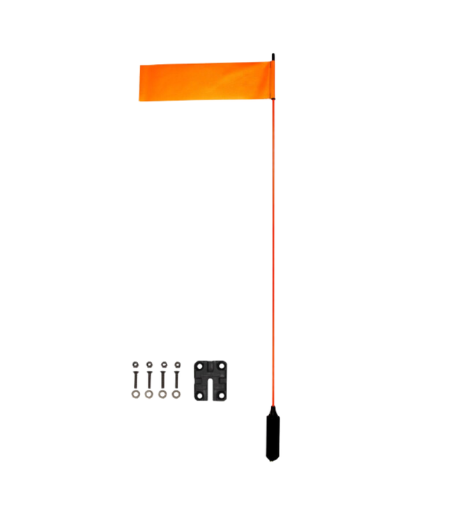 YakAttack VISIFlag™, GearTrac™ Ready, Includes Mighty Mount (VFP-1001+MMH)