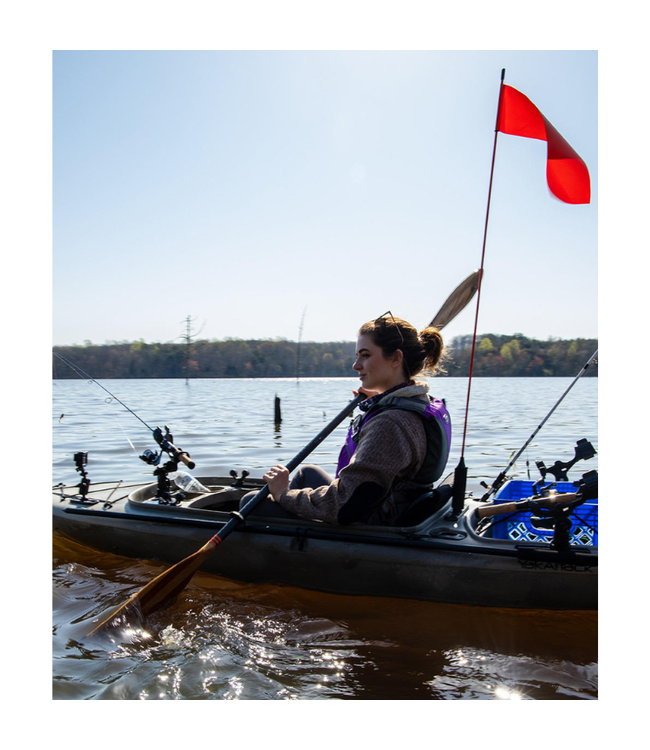 YakAttack VISIFlag™, GearTrac™ Ready, Includes Mighty Mount (VFP-1001+MMH)