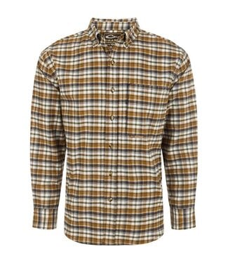 Drake Drake Autumn Brushed Twill Shirt Trad Plaid LS Button Down