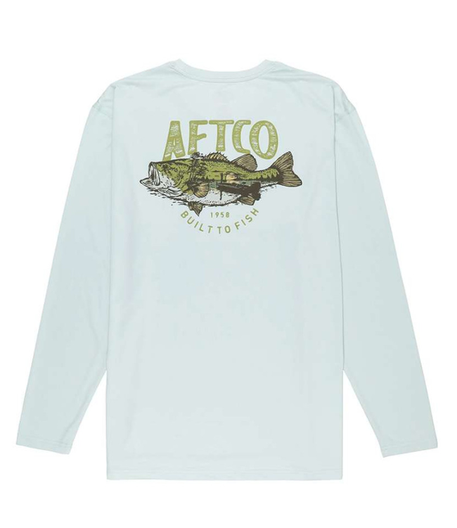 Aftco Aftco Wild Catch LS Performance Shirt Sprout