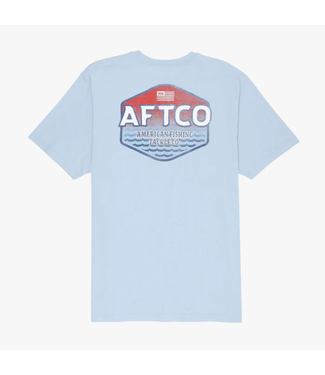 Aftco Aftco Sunset SS Tee Pearl