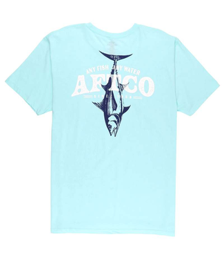 Aftco Aftco Weigh in Tuna SS Tee Bahama Heather