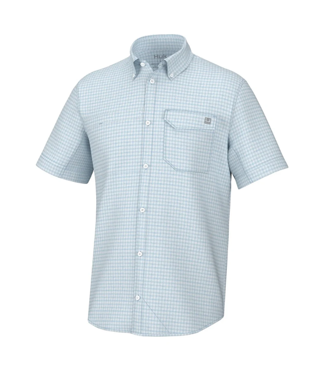 Huk Huk Tide Point Break Mini Check SS Shirt