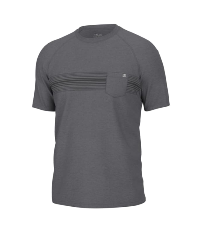 Huk Waypoint SS Crew Baraboo Stripe