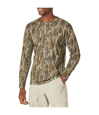 Huk Huk Icon X Mossy Oak Bottomland LS Performance Shirt