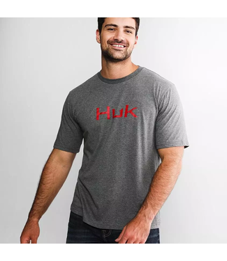Huk Huk Men's Logo SS Tee