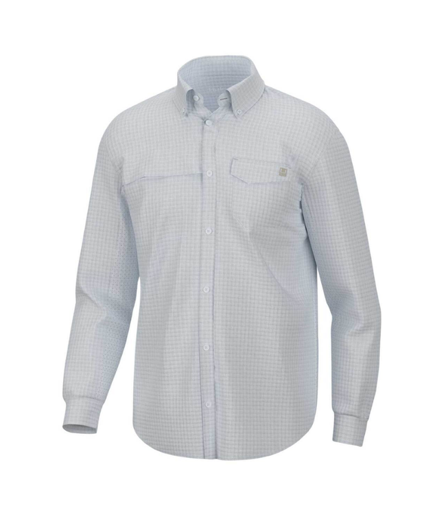 Huk Tide Point Break LS Minicheck Shirt