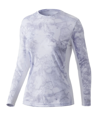 Huk Huk W Icon X Mossy Oak Fracture LS Performance Shirt