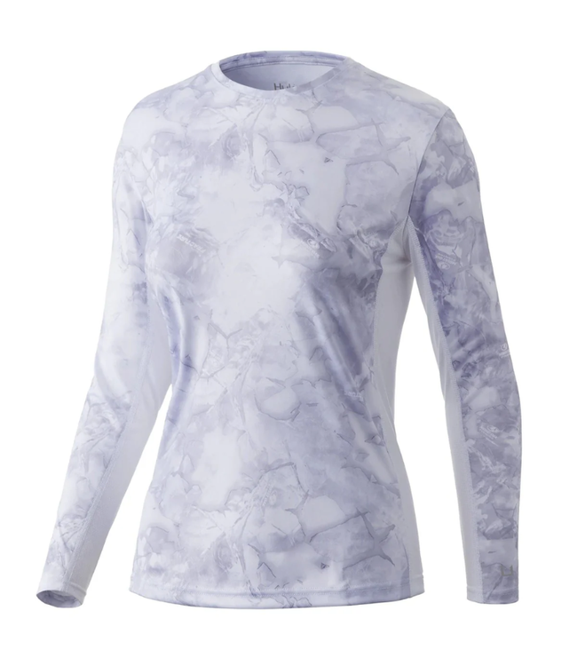 Huk Womens Icon X Mossy Oak Fracture Long Sleeve Huk Womens Icon X Mossy Oak Fracture Long Sleeve