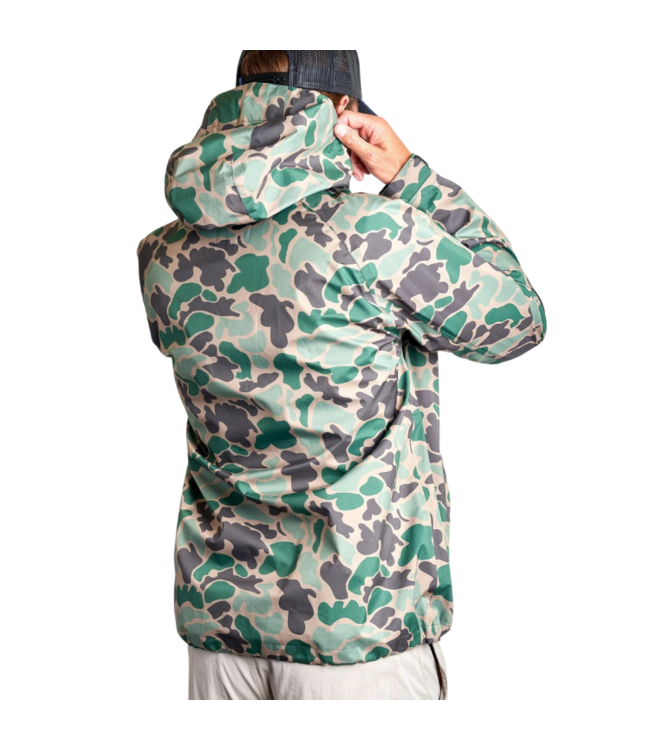 Marsh Wear Gulfport Rain Jacket Green Camo
