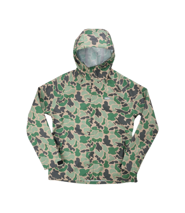 Marsh Wear Gulfport Rain Jacket Green Camo