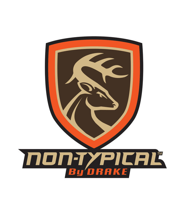Non-Typical Non-Typical Window Decal Orange