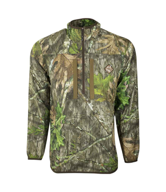 Ol' Tom Tech 1/4 Zip with Spine Pad Mossy Oak NWTF Obsession