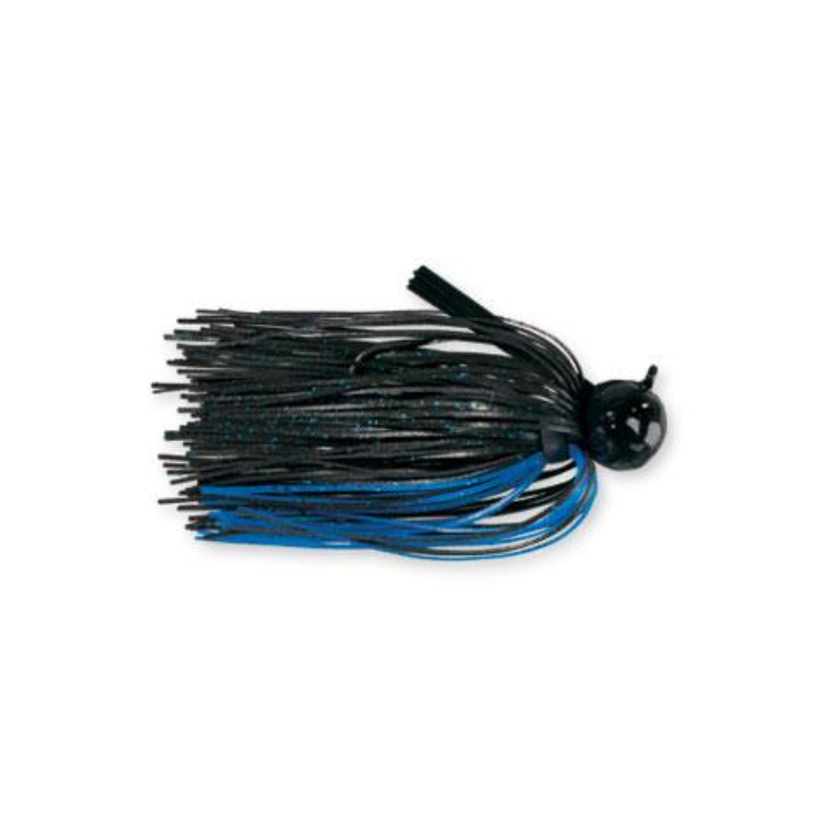 Strike King Tour Grade Football Jig Black Blue 3/4 Rock Outdoors