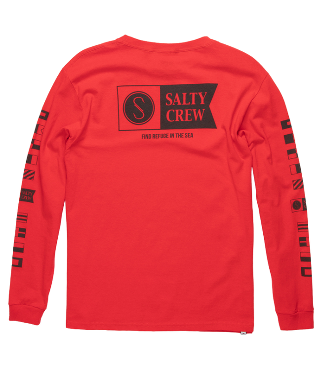 Salty Crew Salty Crew YTH Alpha Flag LS Boys Tee