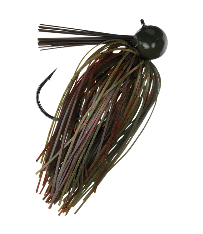 Strike King Tour Grade Football Jig Green Pumpkin Craw 1/2