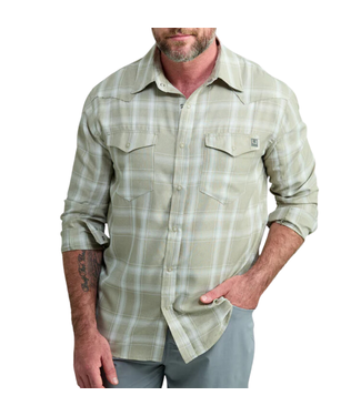 Huk Huk Diamond Back Current Plaid LS Button Down