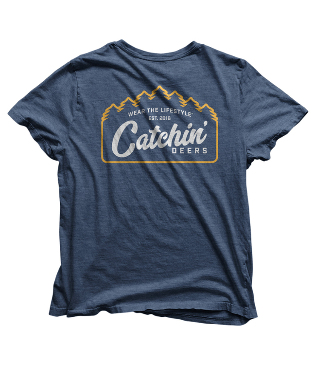 Catchin' Deers Hillside SS Tee Navy