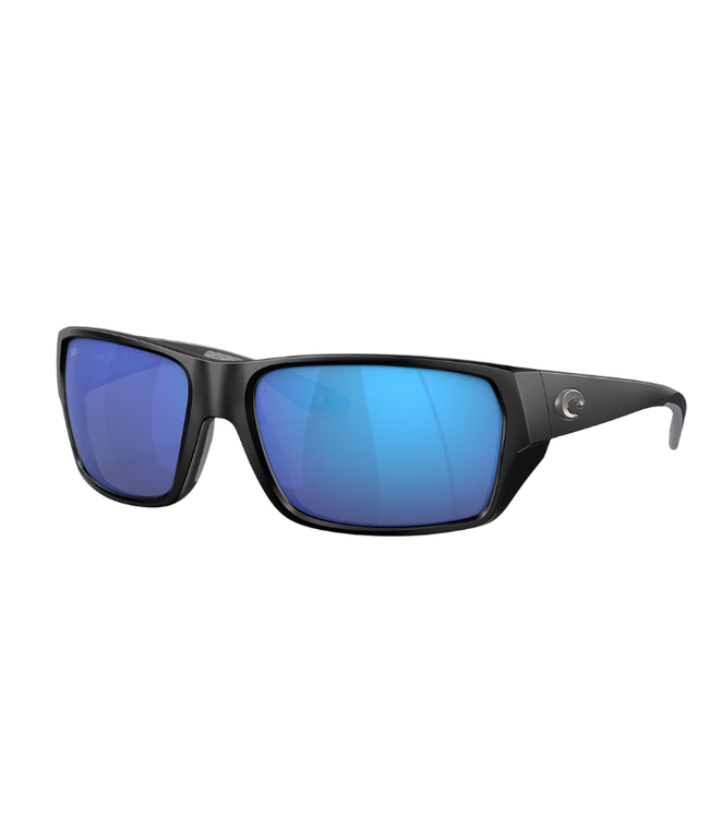 Costa Tailfin (Eyesize 57) Matte Black Blue Mirror 580G
