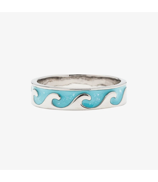 Puravida Puravida Reversible MOP Wave Ring