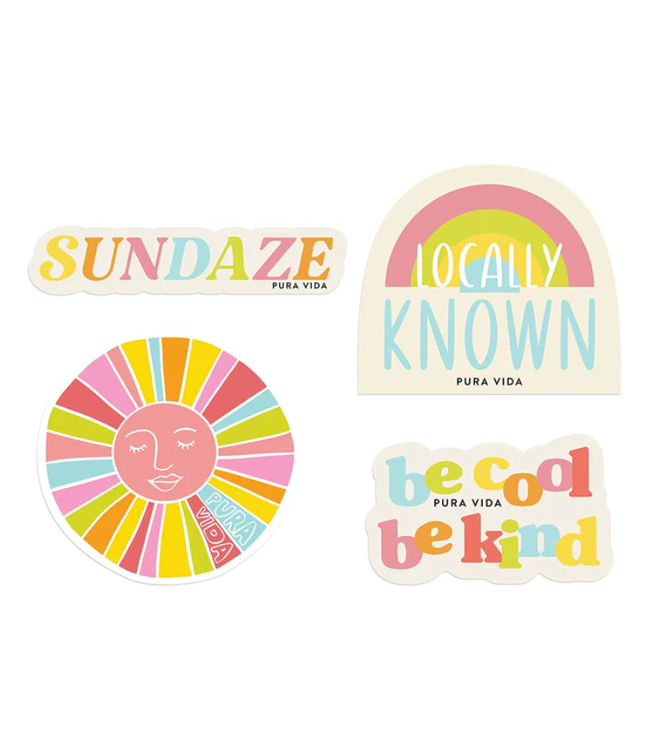 Pura Vida 4 Sticker Sheet