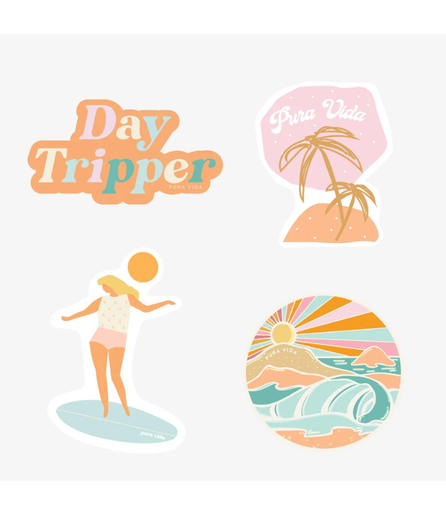 Pura Vida 4 Sticker Sheet