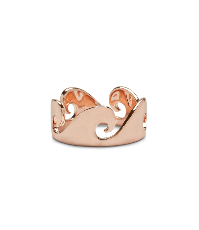 Puravida Puravida Thick Wave Band Ring