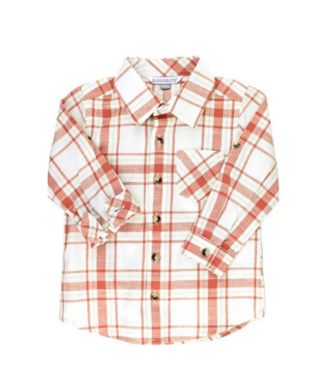Ruggedbutts Plaid Button Down Shirt