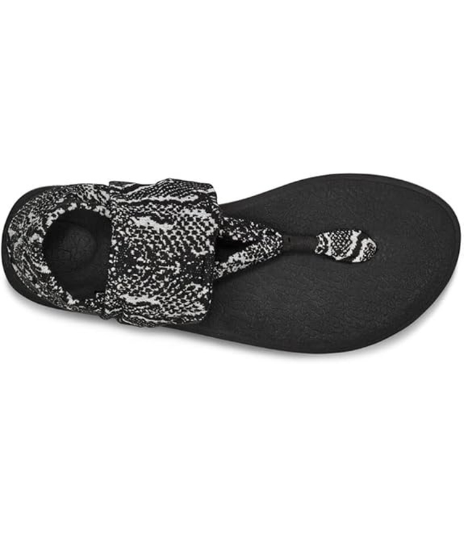 Sanuk W Yoga Sling 2 Snake Black/White **FINAL SALE**