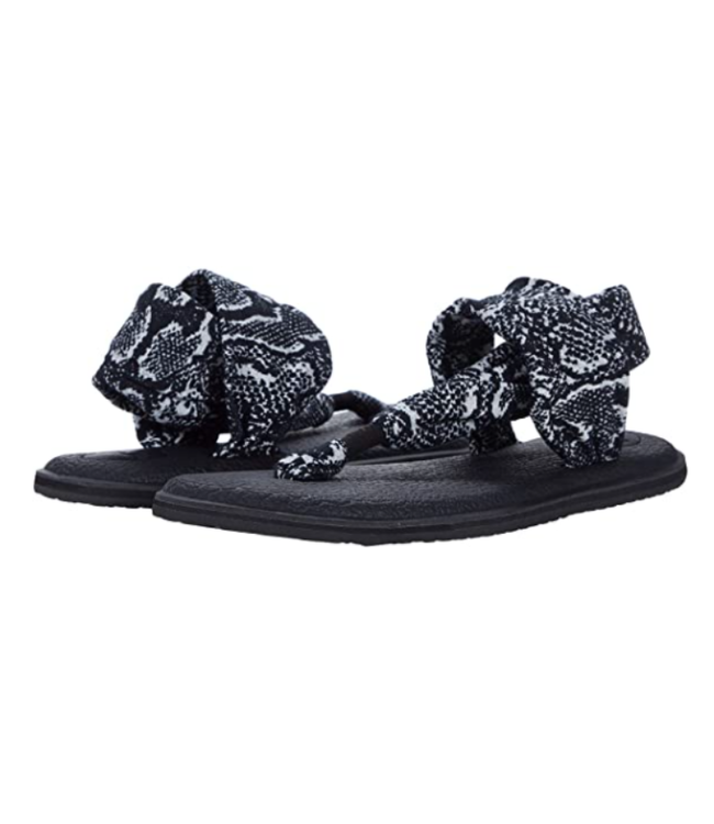 Sanuk W Yoga Sling 2 Snake Black/White **FINAL SALE**