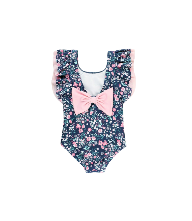 Rufflebutts Moonlit Meadow Butterfly Sleeve One Piece