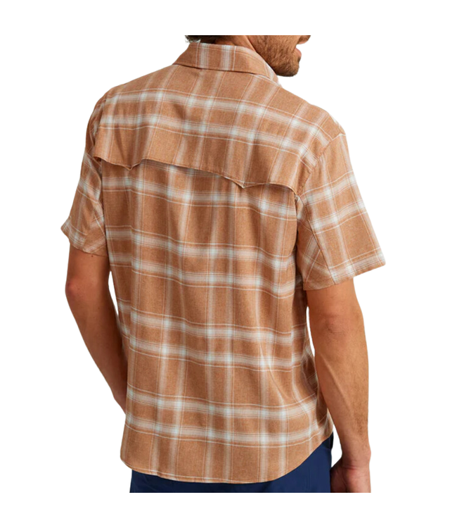 Huk Diamond Back Current Plaid SS Button Down