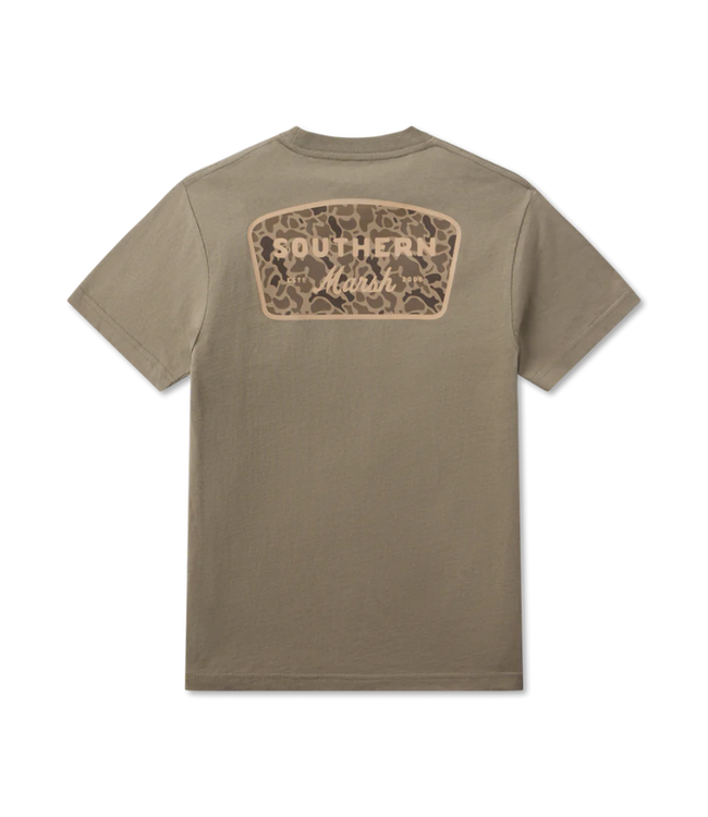 Southern Marsh Southern Marsh YTH Branding Retro Camo SS Tee