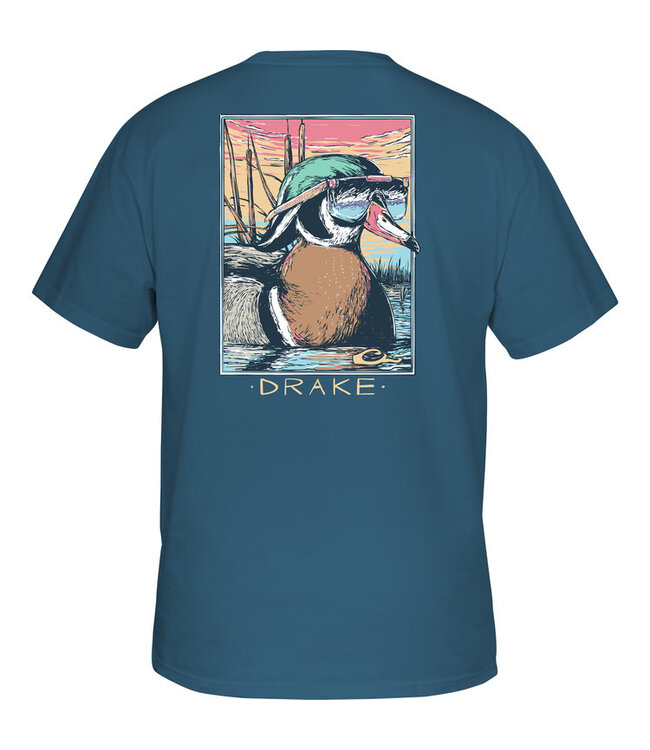 Drake Drake YTH Pop Art Wood Duck Sunglasses SS Tee