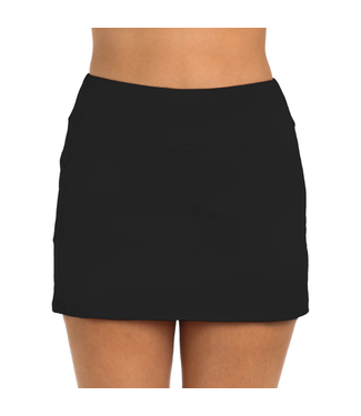 24th & Ocean Solid High Waist Swim Skort