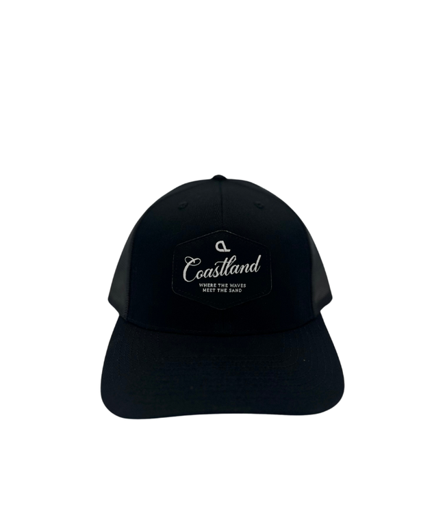 Coastland Black Patch Hat