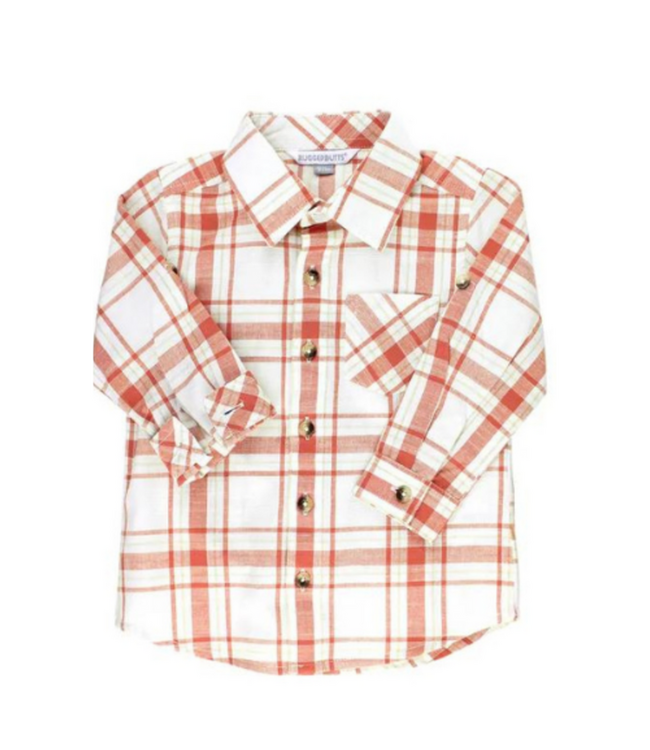 Ruggedbutts Plaid Button Down Shirt