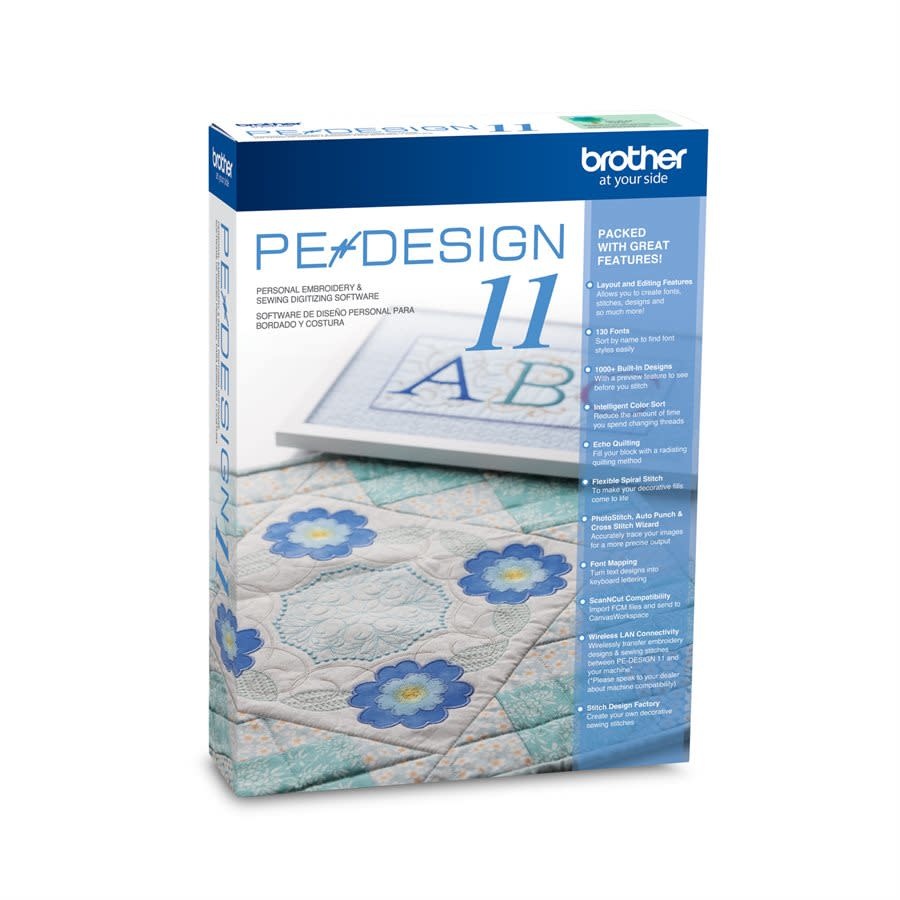 Brother Brother PE-Design 11 Personal embroidery and sewing digitizing software