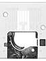 Pfaff Pfaff straight stitch needle plate with inch markings