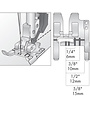 Pfaff Pfaff seam guide foot for IDT™ system