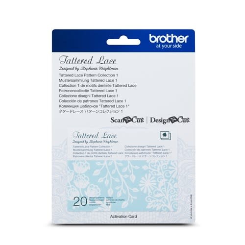 Brother Collectio#1 De Motifs Dentelle Tattered Lace ScanNCut