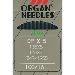 Organ Aiguille industrielle Organ DPX5 Pqt 10 Gr16BP