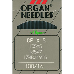 Organ Aiguille Organ DPX5 Pqt 10 Gr16BP