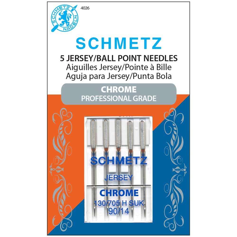 Schmetz Schmetz #4026 chrome jersey - 90/14 - 5 count