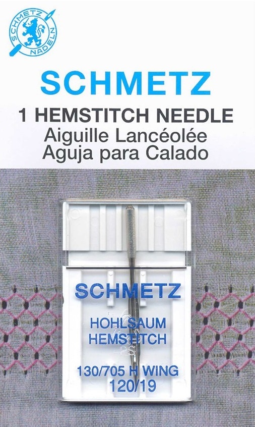 Schmetz Schmetz #1787 hemstitch needles carded - 120/19 - 1 count