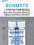 Schmetz Aiguille double Stretch Schmetz #1775 - 75/11 - 4.0mm- 1 unité